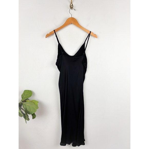 Natalie Martin Black Slip Dress Sz M - Picture 3 of 7